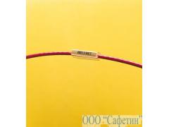 3476A072 Лента неклеевая пластиковая для прозрачных кабельных контейнеров (тип WKM/FB, PT, PTC, PM-10, PTM) 4,6мм*5м, желтая