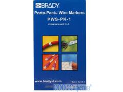 PWS-PK-1 Самоламинирующиеся кабельные маркеры в блокнотах (легенда O-9) для диаметра до 6 мм.